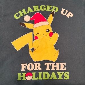NWOT Kids Holiday Pokemon Sweatshirt